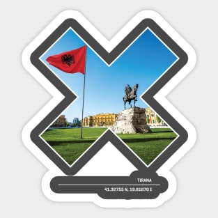 Tirana City Sticker